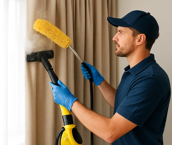 Trusted blind cleaning technician Matty Curtain Cleaning delahey-vic QLD